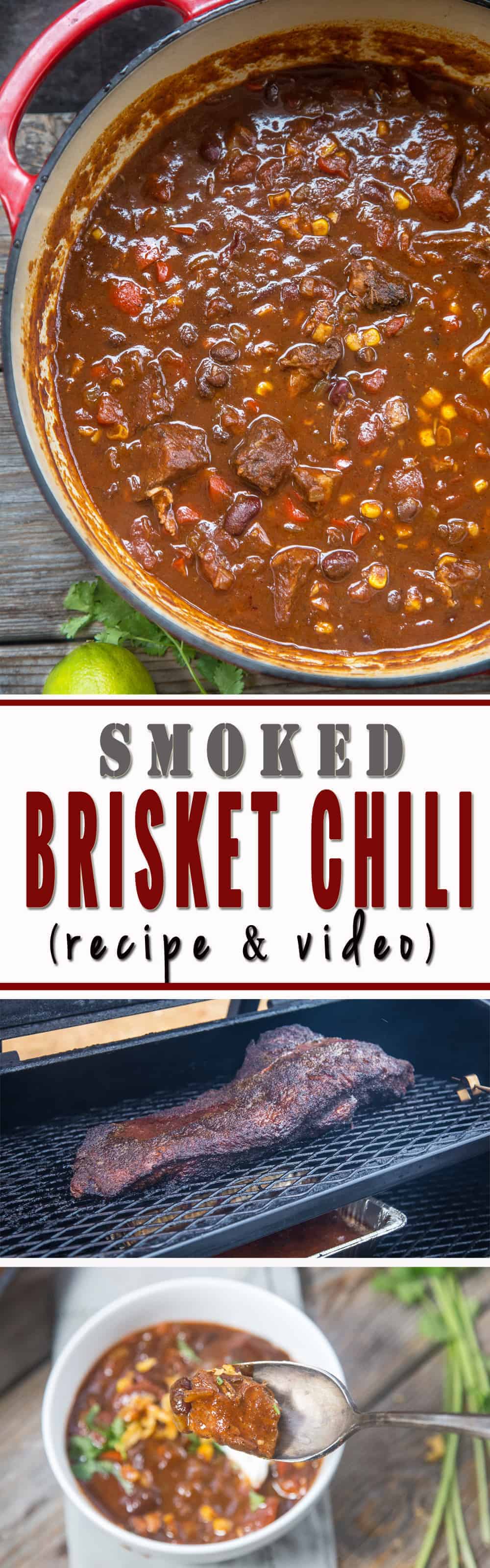 Smoked Brisket Chili (recipe and video) Vindulge