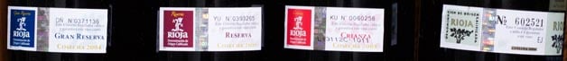 4 Rioja Labels