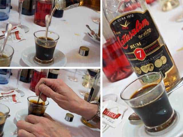 Making a Carajillo in Spain