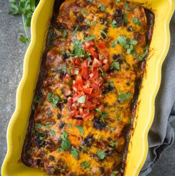 Smoked Beef Brisket Enchiladas