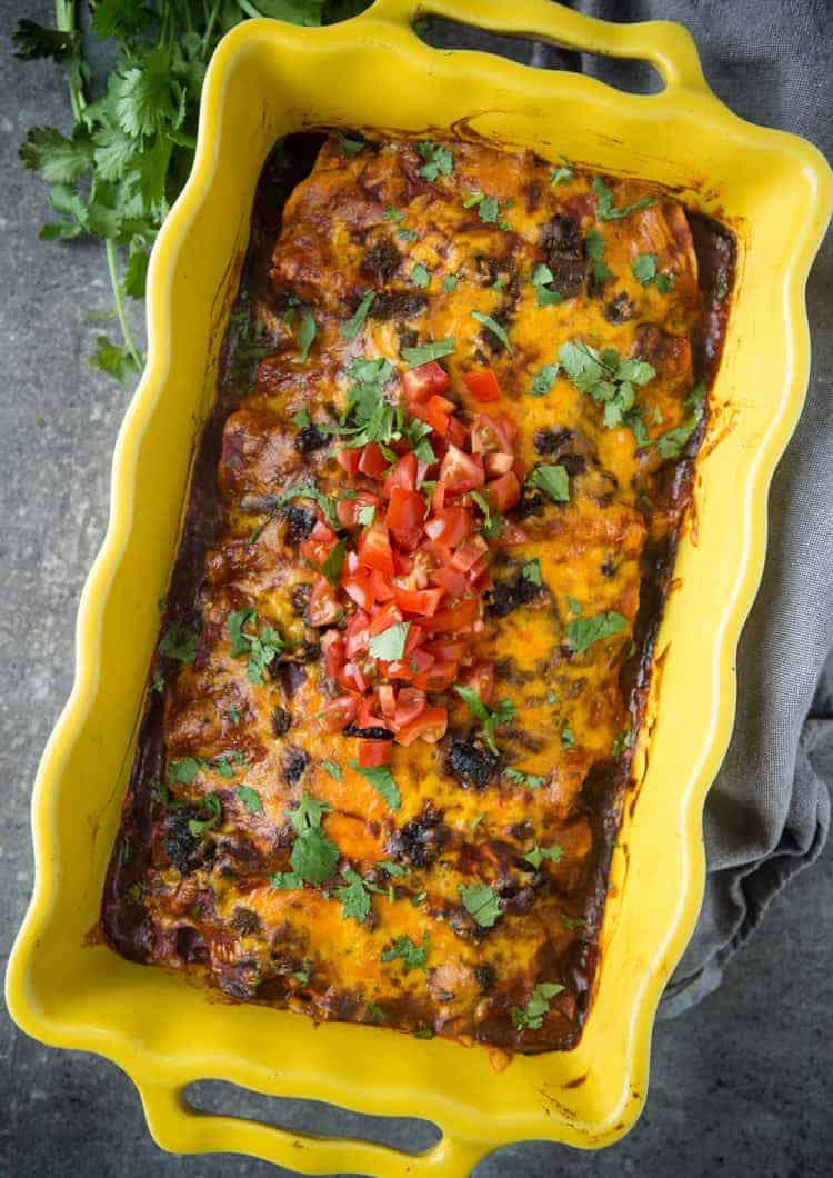 Smoked Beef Brisket Enchiladas