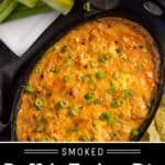 Smoked Buffalo Turkey Dip