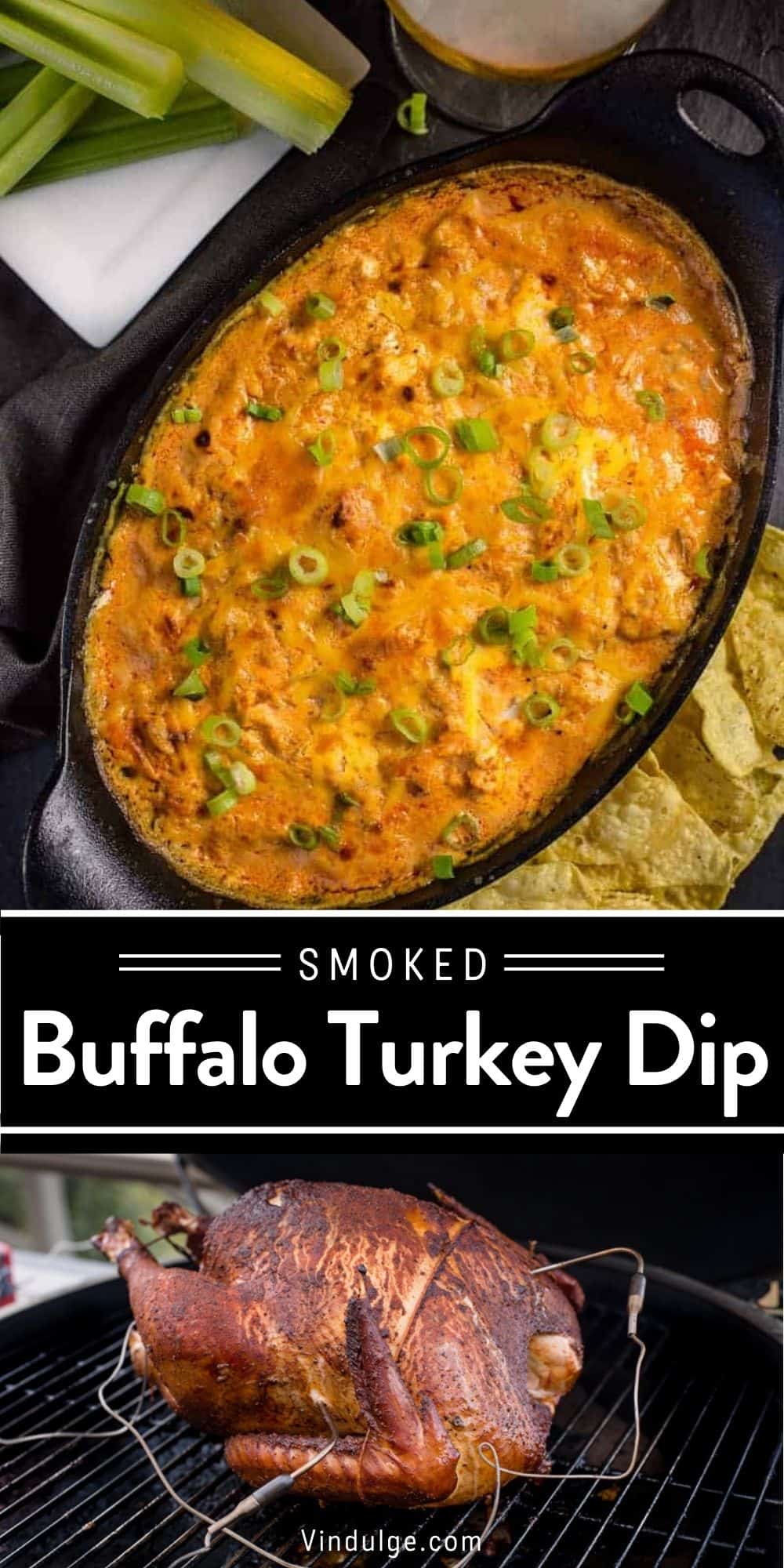 Smoked Buffalo Turkey Dip Recipe (Great for Leftover Turkey) Vindulge