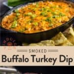 Smoked Buffalo Turkey Dip