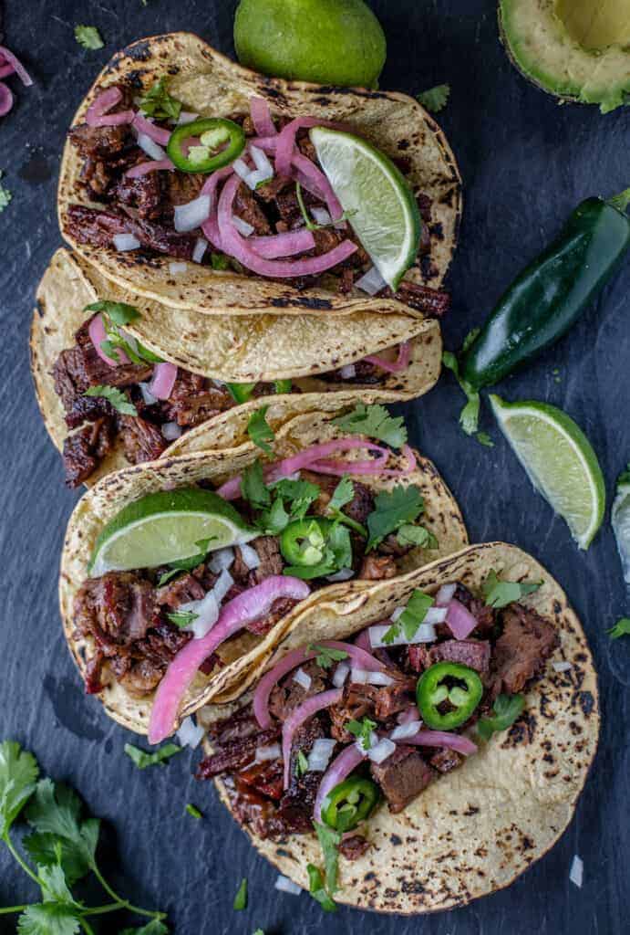 Brisket Tacos a great use for leftover smoked brisket Vindulge