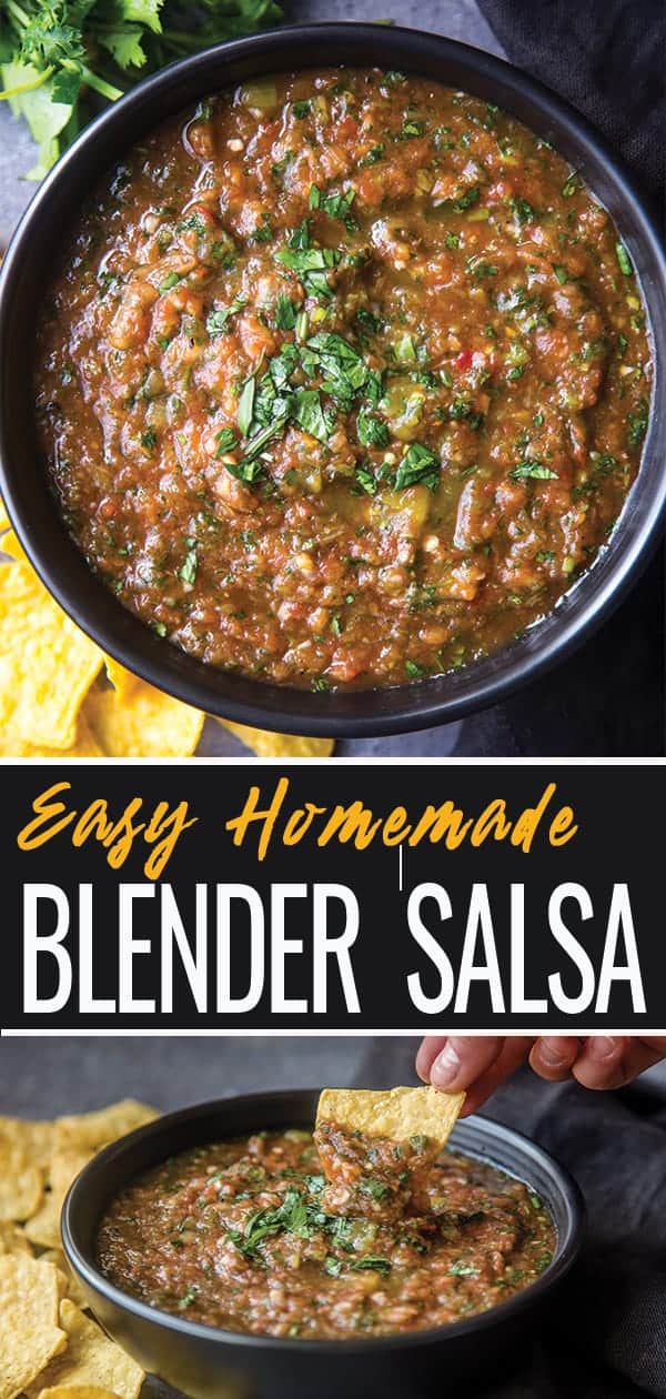 Easy Blender Salsa My Mama's Basic Homemade Salsa Recipe