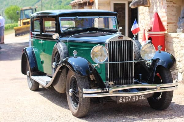 Riding in Old Cars in Cahors