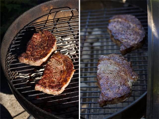 Grilling Dry Aged Ribeye Steaks