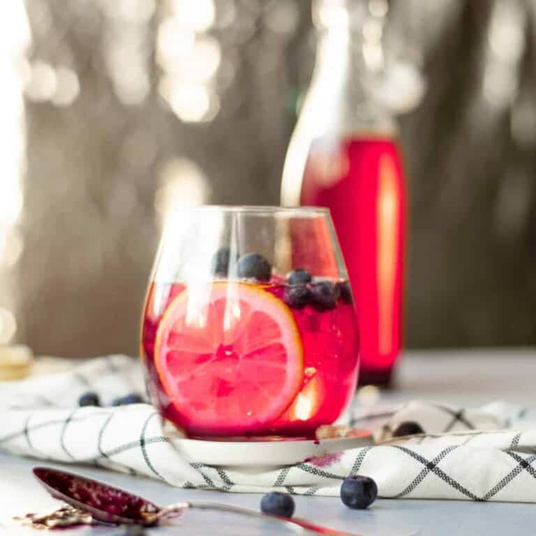 Blueberry Simple Syrup for Cocktails Vindulge