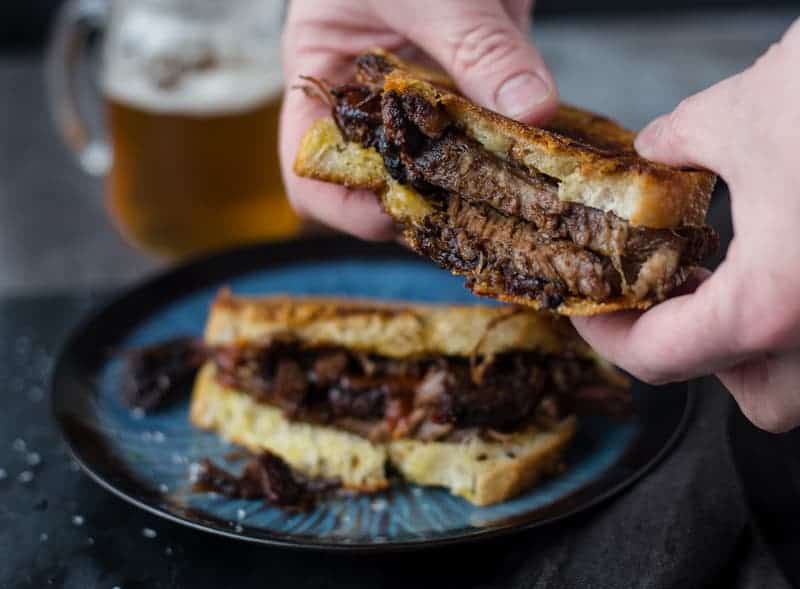 Smoked Brisket Grilled Cheese