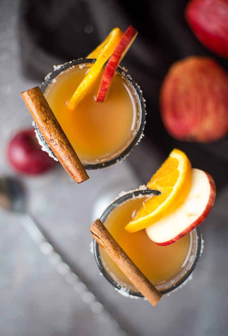 Bourbon Spiked Hot Apple Cider