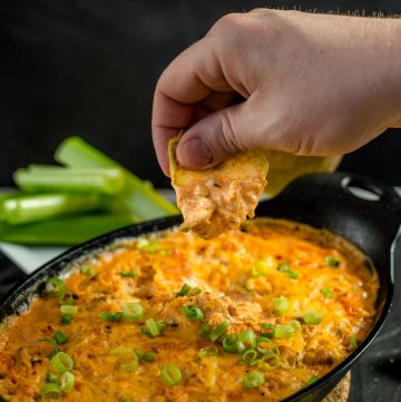 Smoked Buffalo Chicken Dip