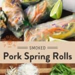 Pulled Pork Spring Rolls