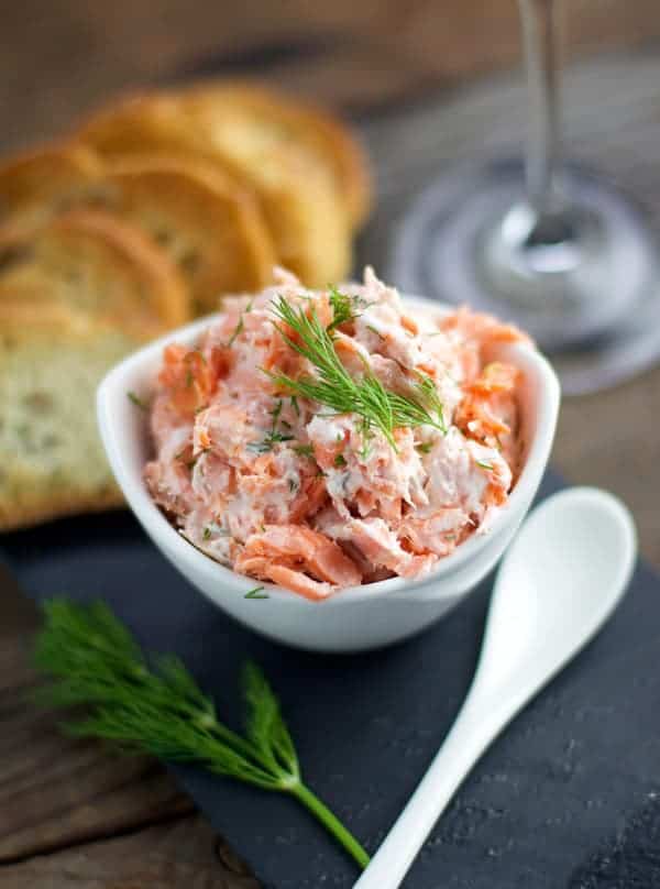 Smoked Salmon Dip. So much better than any store bought salmon dips!