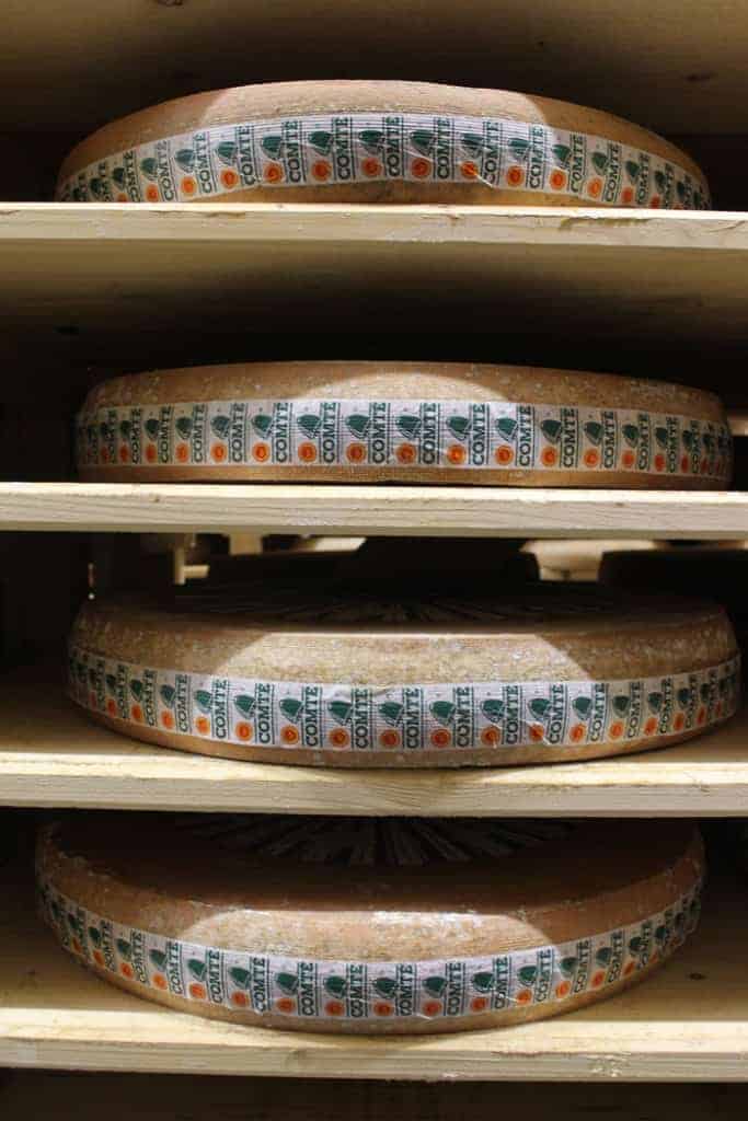 Aging Comté in the Affinage Cellar