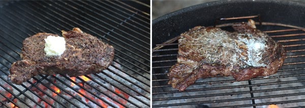 Adding Smoked Butter to a Grilled Steak