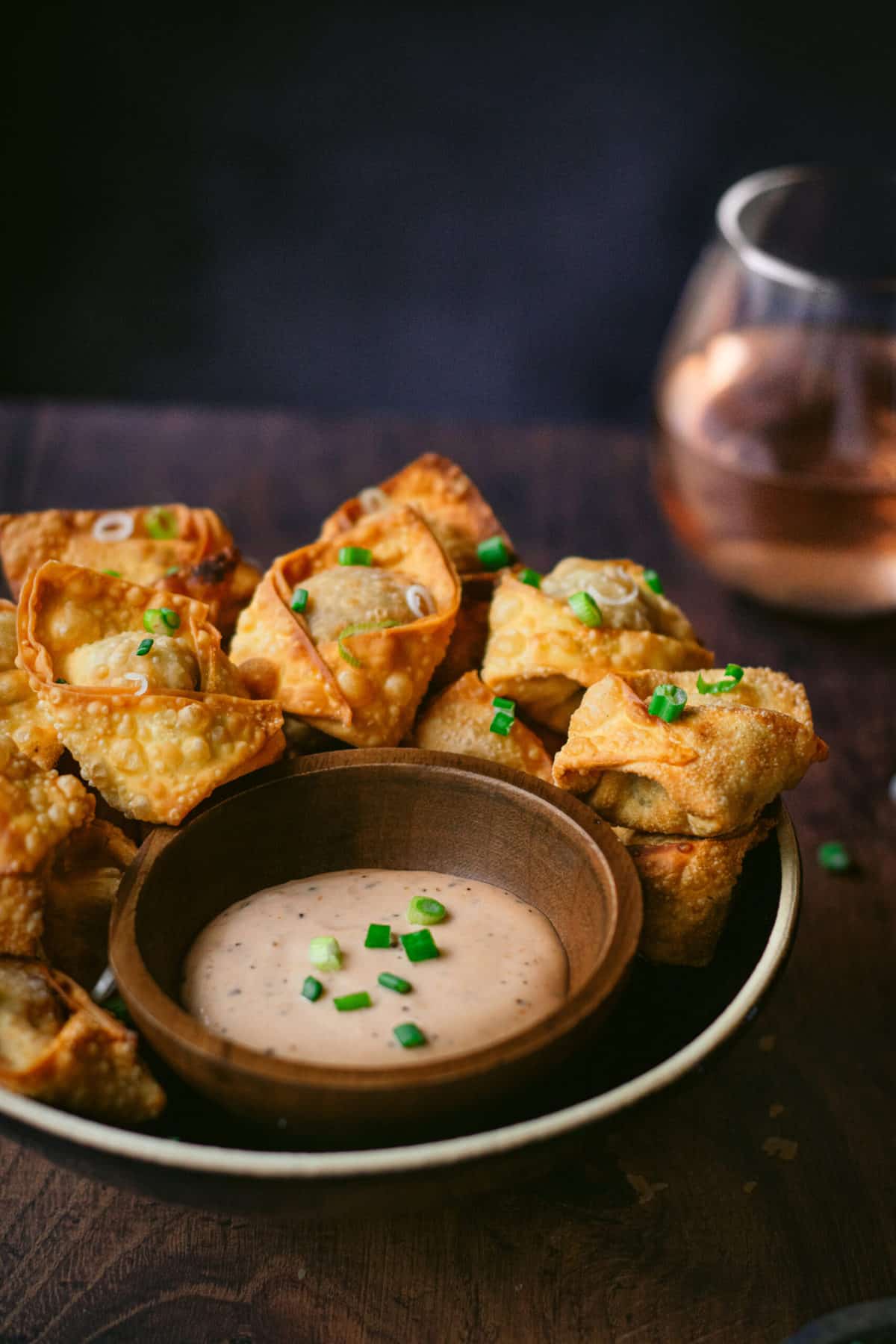 pulled pork wontons wine pairing