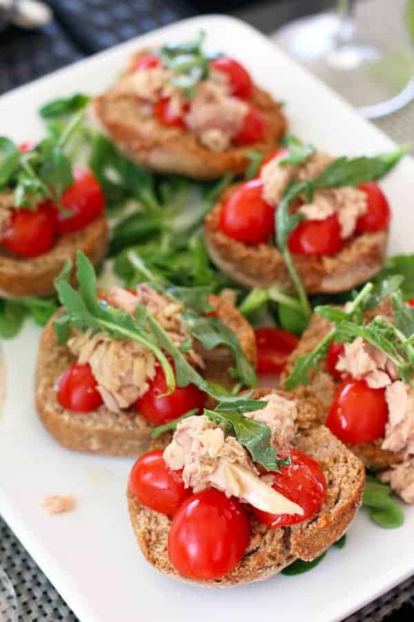 Frise with Tuna and Tomatoes in Brindisi, Italy