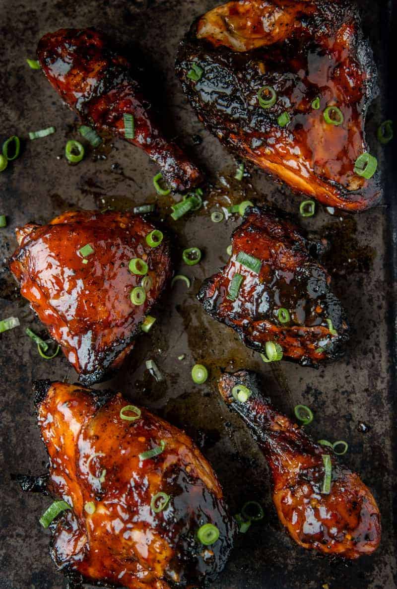 Sriracha Sweet and Spicy Grilled Chicken