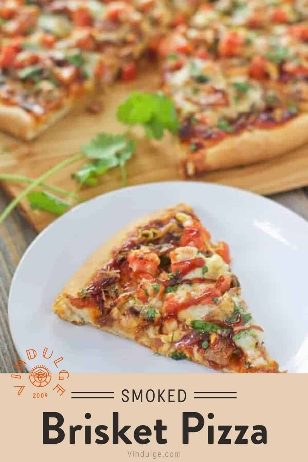 Smoked Brisket Pizza (for Leftover Brisket) Vindulge
