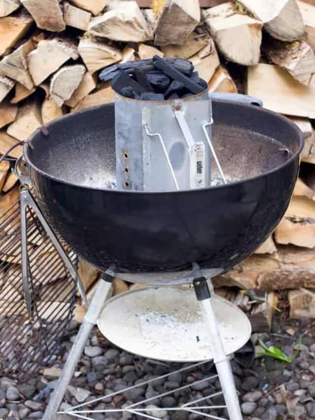 Charcoal Chimney Starter HowTo Vindulge