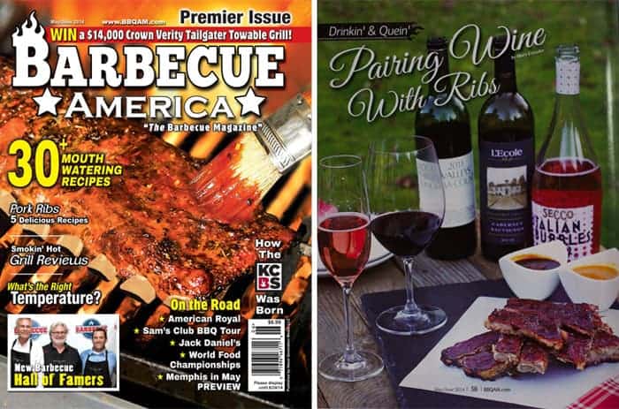 BBQ America Magazine Wine Article by Mary Cressler