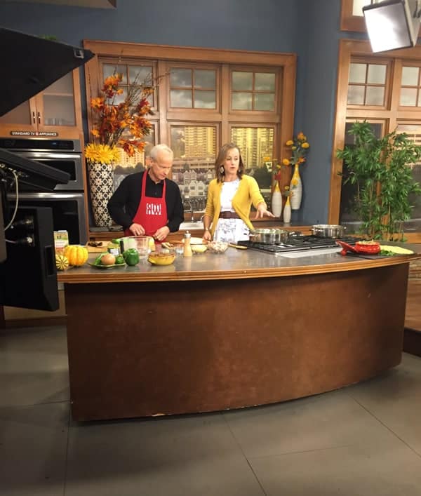 Cooking demo on AM Northwest