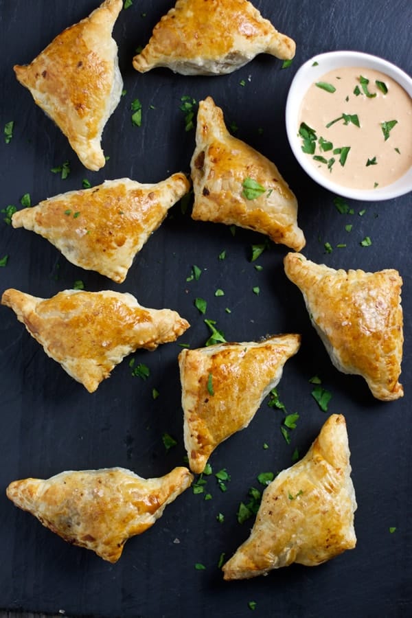 Beef Empanadas with leftover brisket
