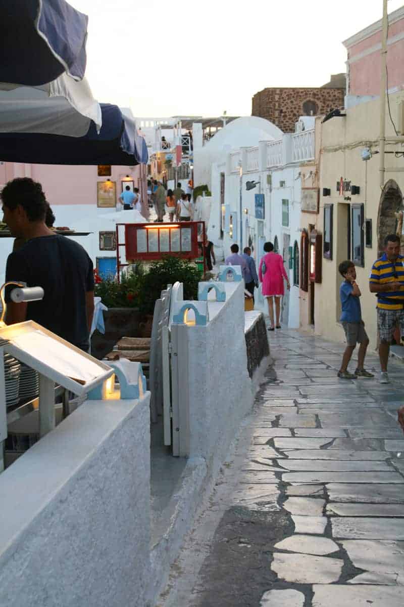 Shopping in Santorini