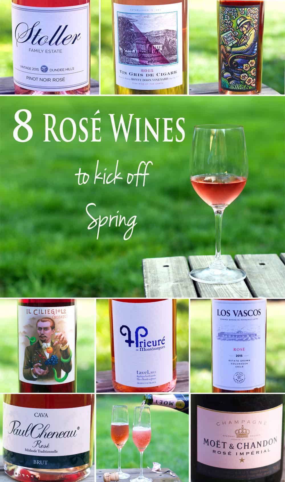 8 Rosé Wines to Kick off Spring 2016