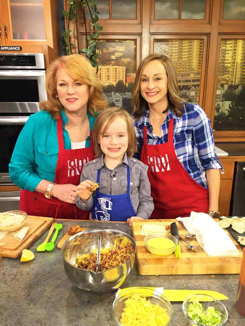 Cooking with Kids, cooking segment on AM Northwest