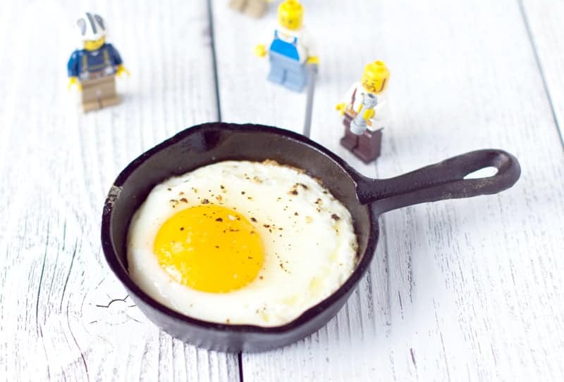 Fried Egg in a Mini Cast Iron Skillet