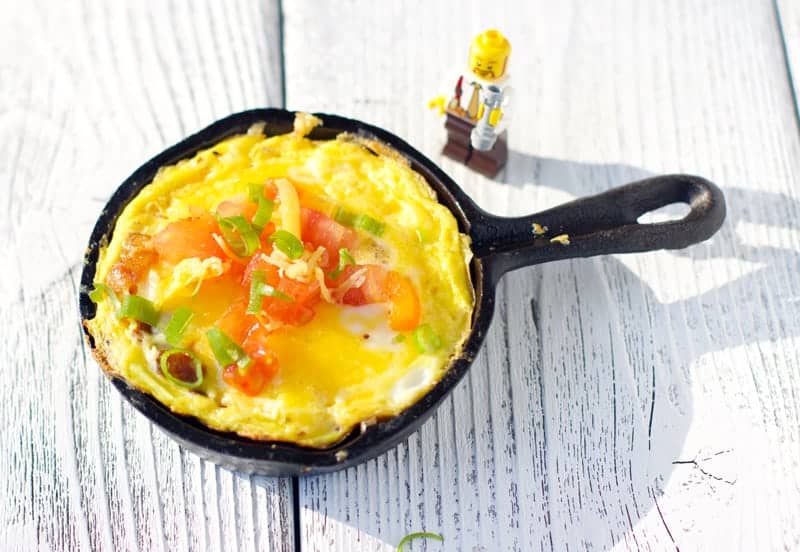 Frittata in a Mini Cast Iron Skillet