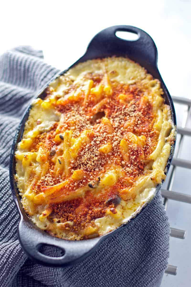 Smoked Poblano Pepper Mac and Cheese Vindulge