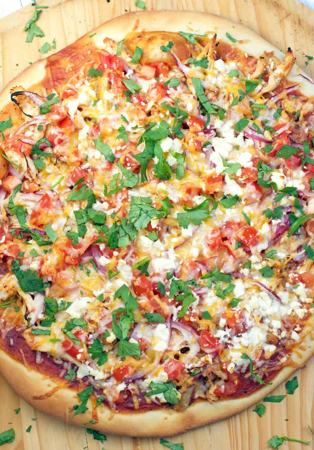 Smoked BBQ Chicken Pizza