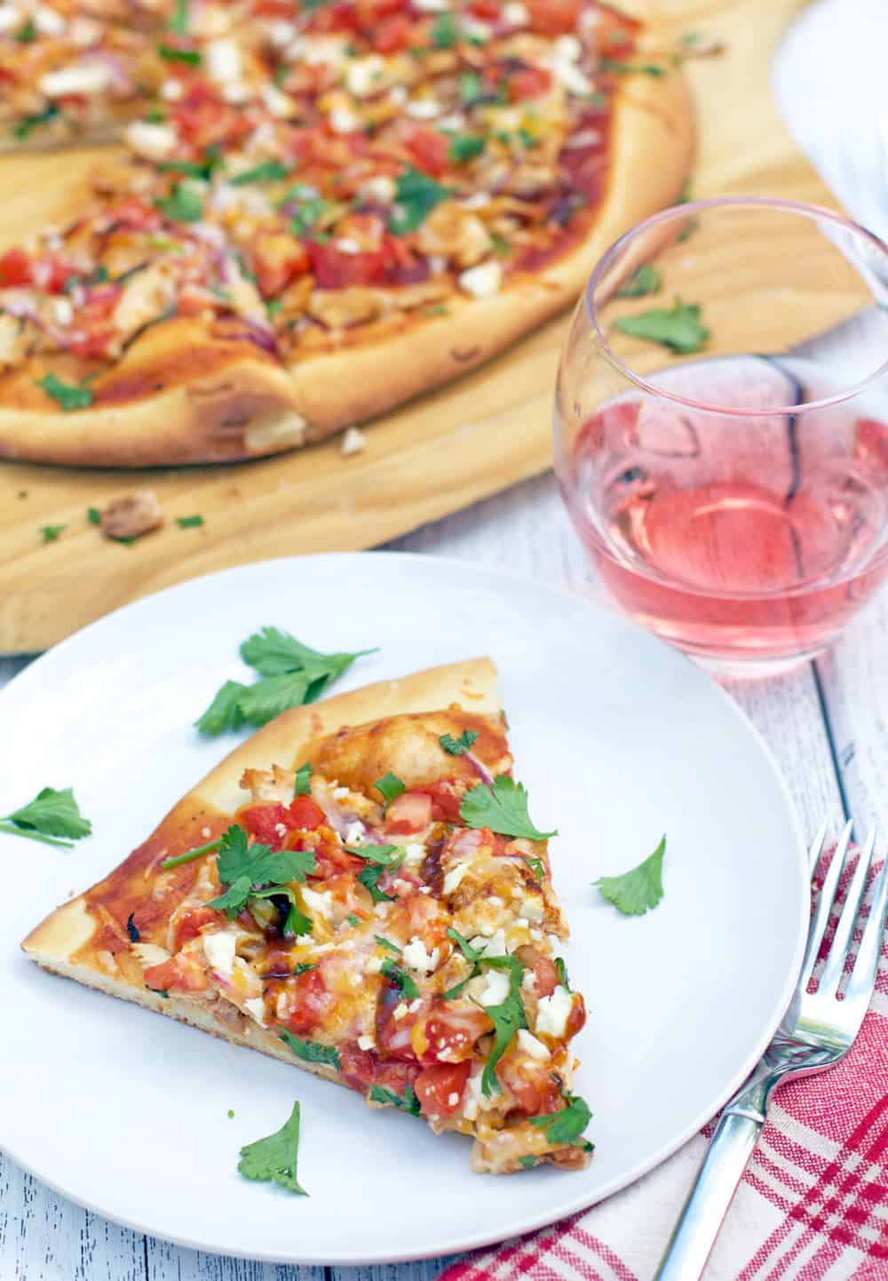 BBQ Chicken Pizza and Wine Pairing