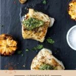 Grilled Cod with Chimichurri Sauce