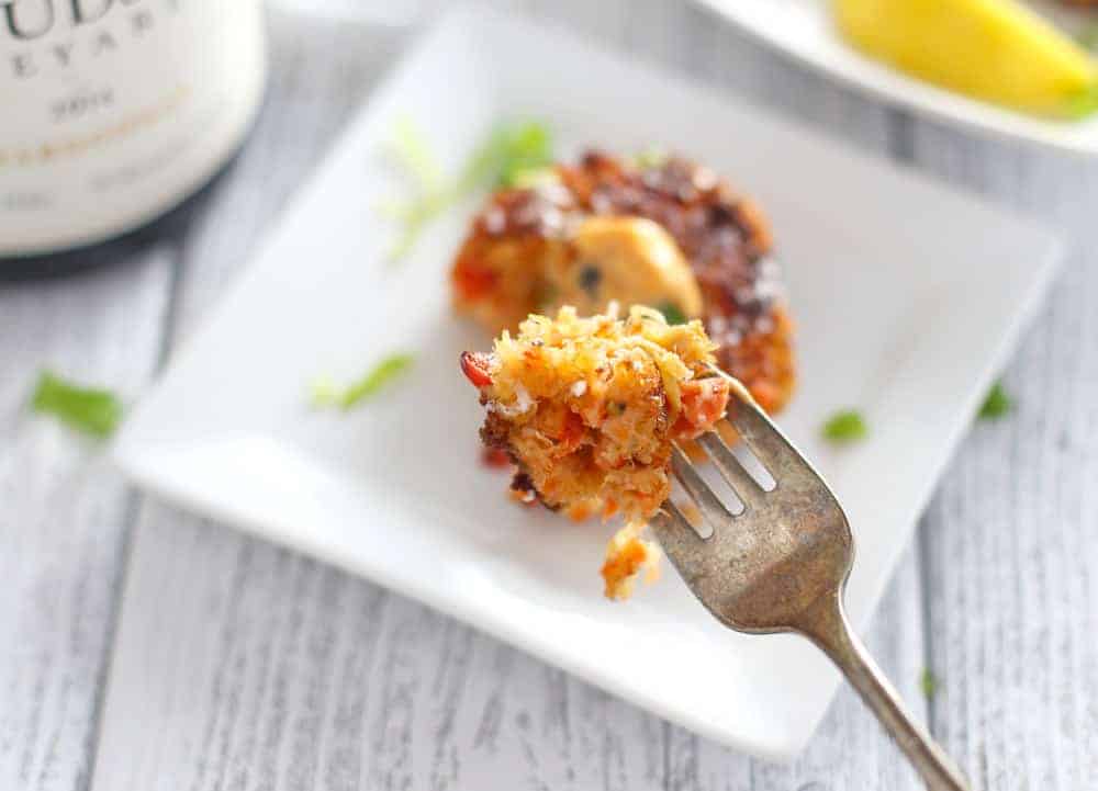 Crab Cakes mixed with salmon 