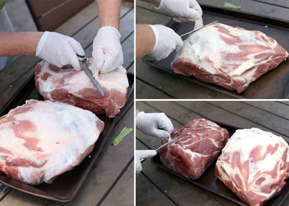 How to trim a pork butt (or pork shoulder)
