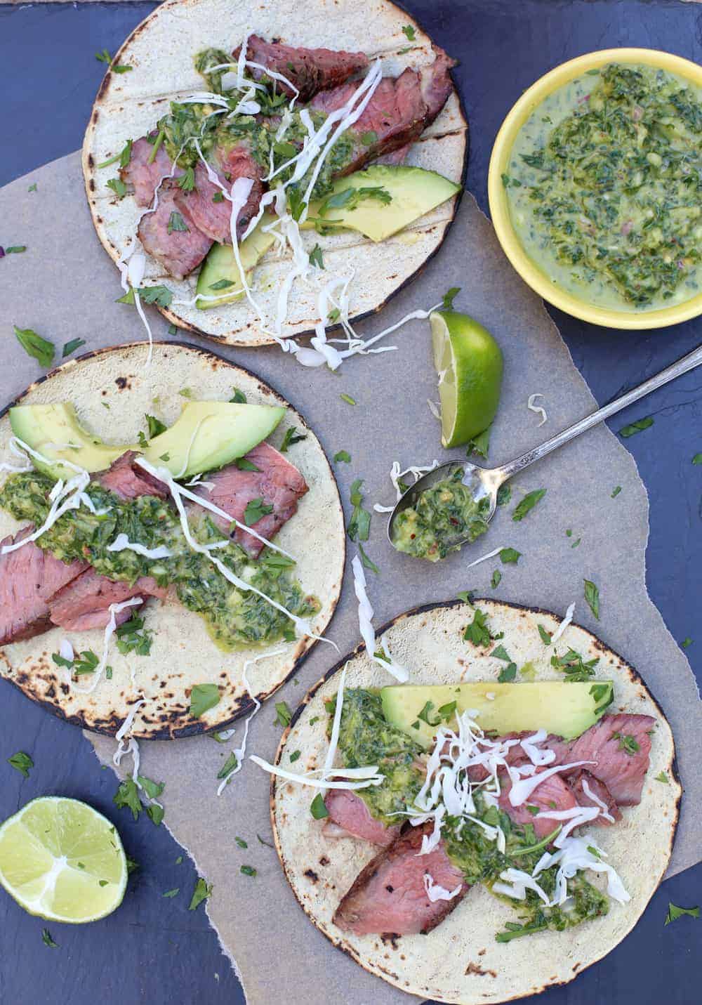 Ribeye Steak Tacos are great cinco de mayo recipes.