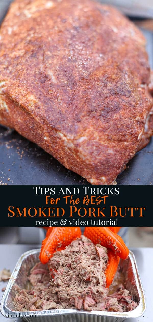 How to make perfect smoked pork butt pin image
