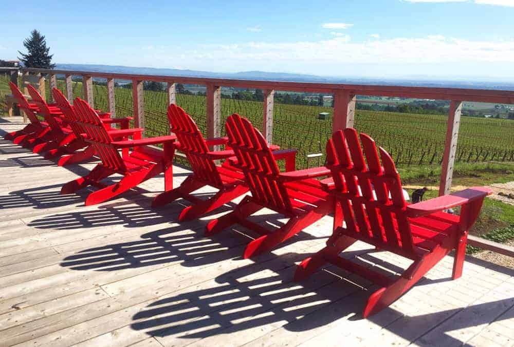 The Deck at Brooks Vineyard