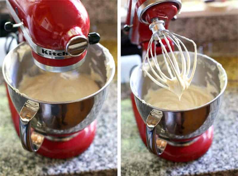 How to Make Smoked Honey Butter by whipping smoked honey with butter in a stand mixer