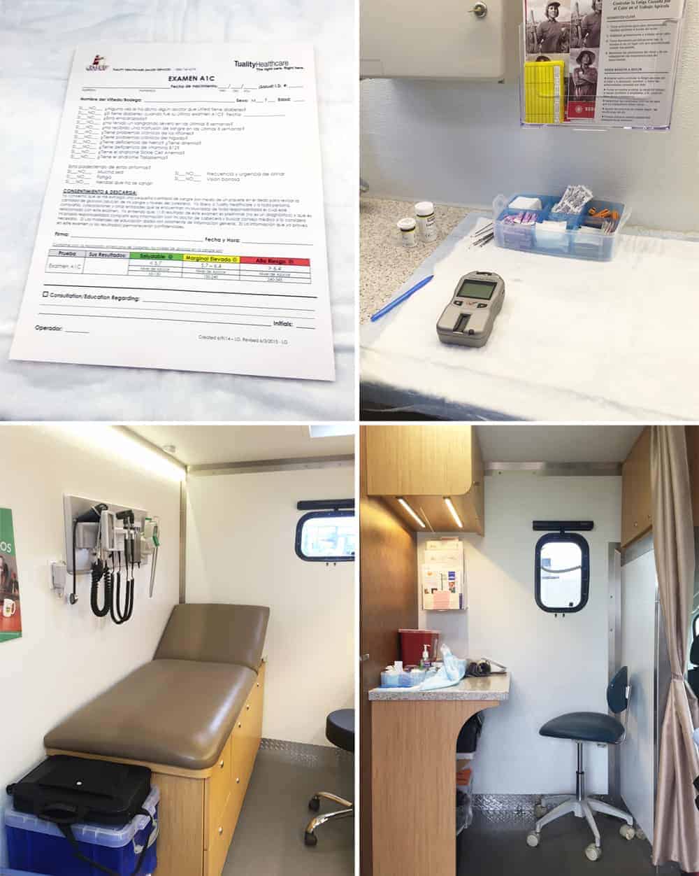 Inside the Salud Mobile Health Clinic