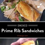 Prime Rib Sandwich Pinterest Pin