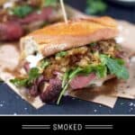 Prime Rib Sandwich Pinterest Pin