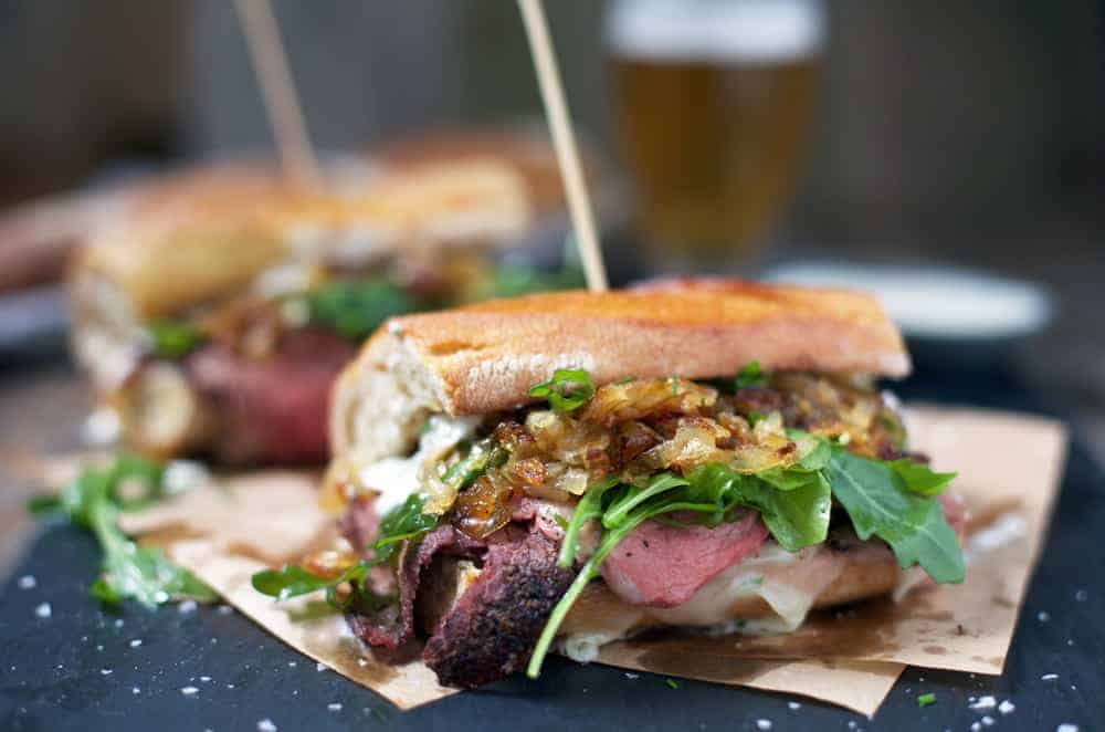 Sandwiches using leftover holiday beef roast