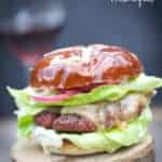 Smoked Lamb Burgers with Rosemary Aioli