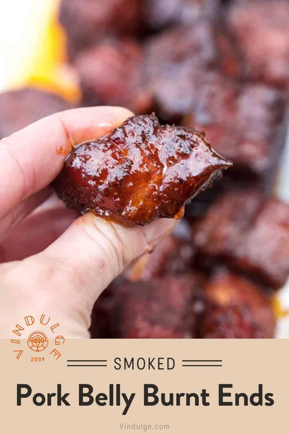 Smoked Pork Belly Burnt Ends Recipe Vindulge