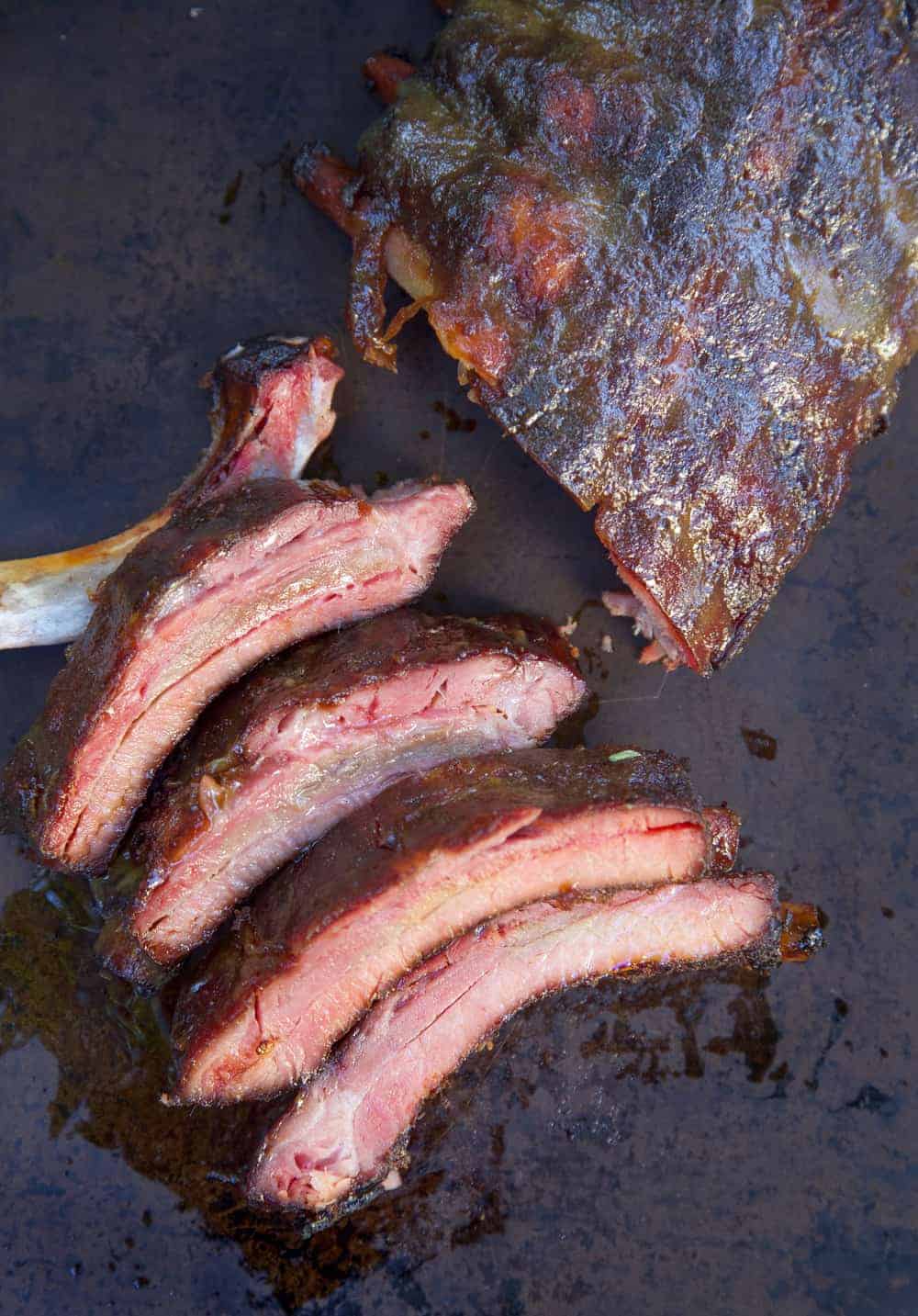 Sweet and Savory Honey Dijon Glazed Smoked Ribs